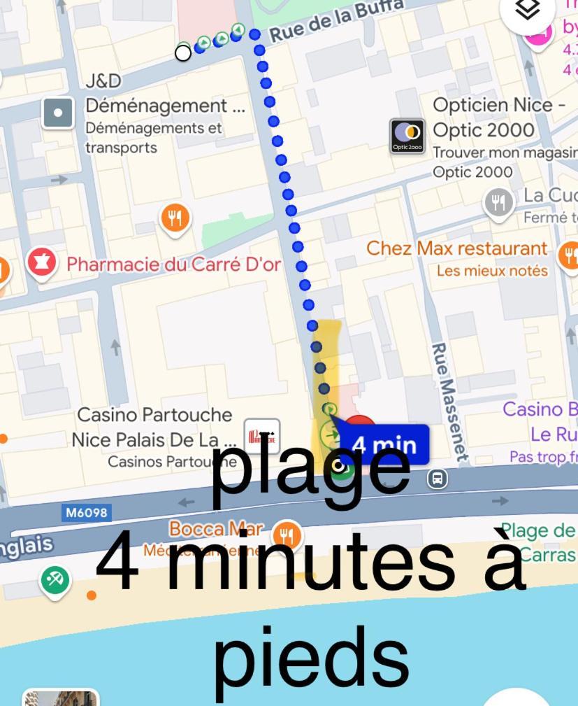 Havre De Paix Au Coeur De La Ville, A Deux Pas Des Plages 니스 외부 사진